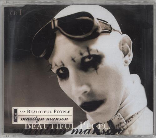 Marilyn Manson The Beautiful People UK 2-CD single set (Double CD